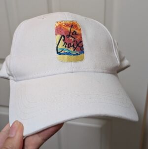 LaCroix Baseball Hat White Cap